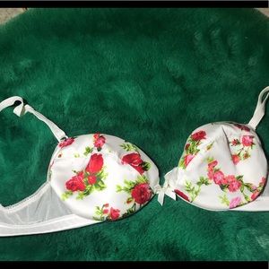 Vintage 90s Dolce & Gabbana Silk Floral Bra